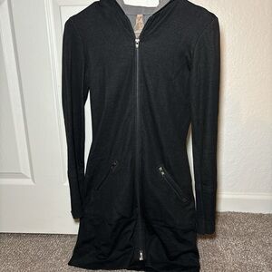 Bailey 44 Black Hooded Zip-Up Jacket